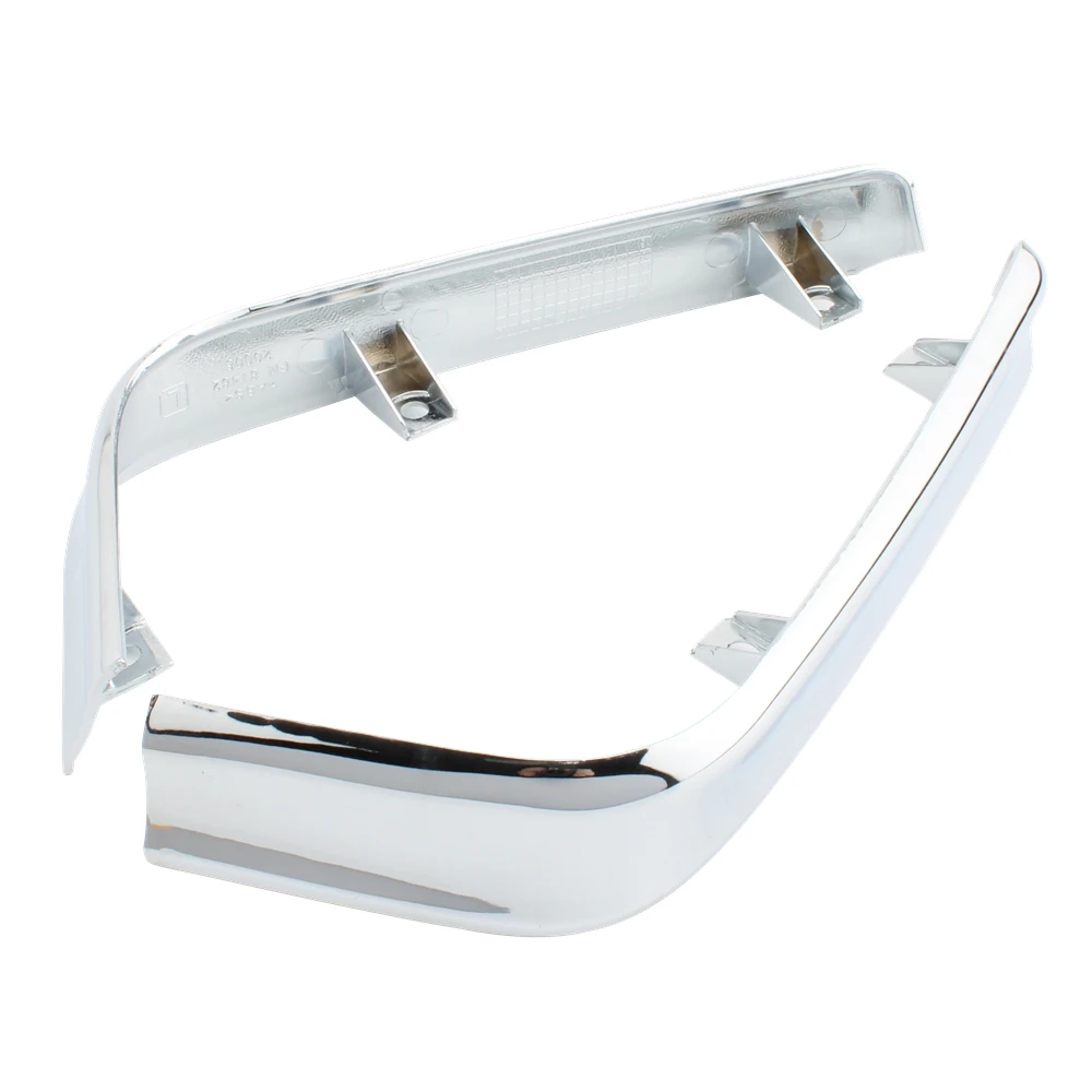 1 Pair Trunk Lower Saddlebag Side Fairings Bent Trims Cover For Honda Goldwing GL1800 2001-2011 ABS Chrome motorcycle accessories motorcycle fairing