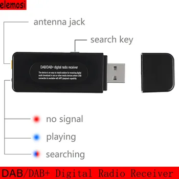 

DAB /DAB+ Receiver Car DAB Digital Radio Receiver To U Disk Format Playback USB Interface To Car DAB + Receiver