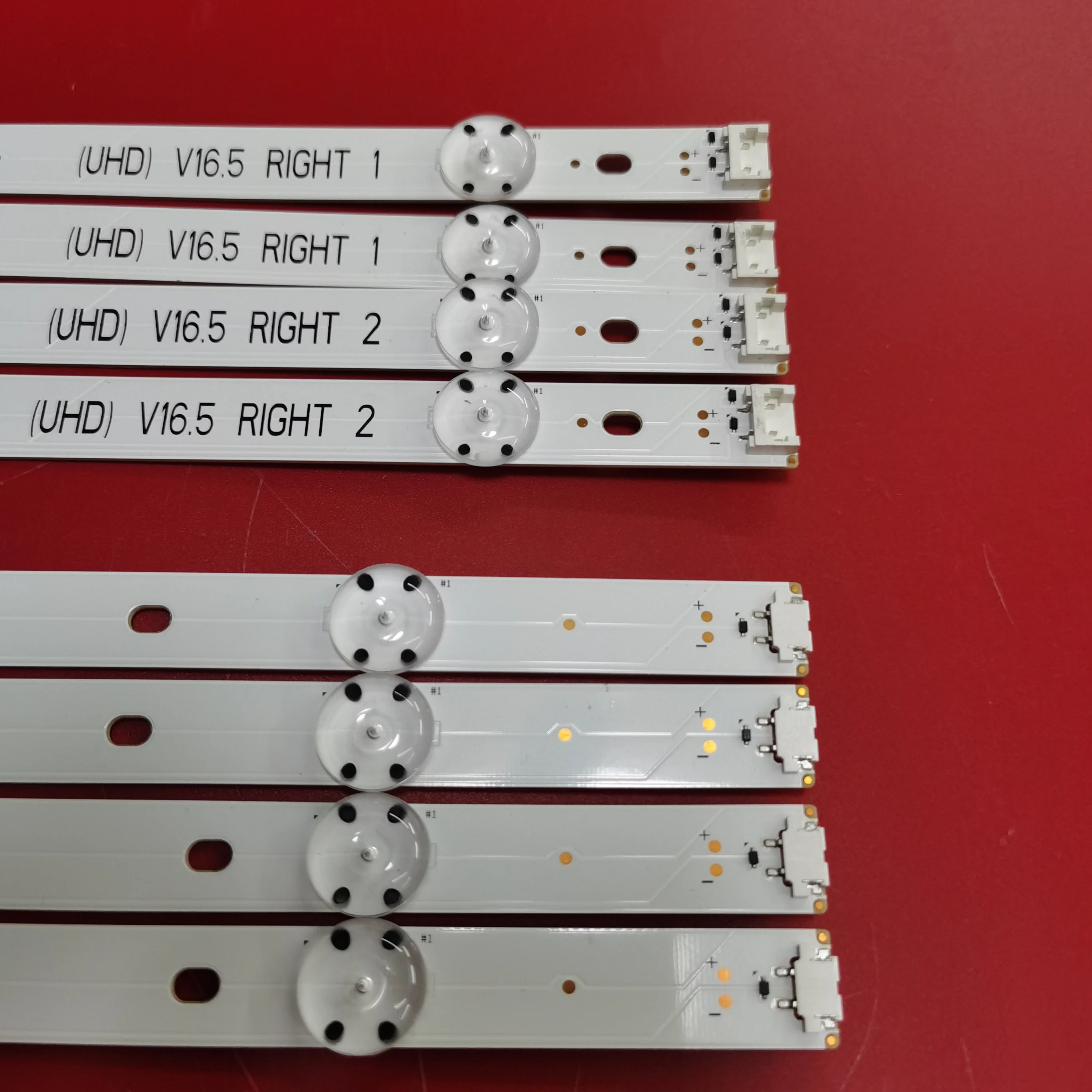 1 Ʈ = 8pcs LED Ʈ Ʈ 49 ġ TV LIG 49UH603V 49UH620V LC490DGE 6916L-2709A 6916L-2710A 6916L-2711A 6916L-2712A