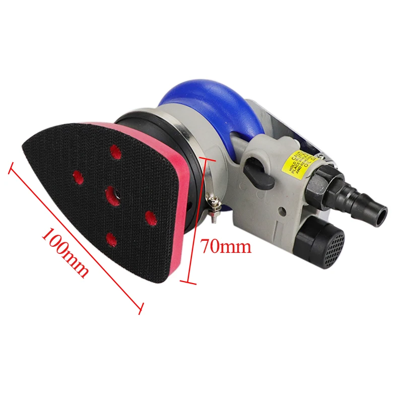 Polishing machine pneumatic tools triangle specifications 70 * 100 mm interior car seat wood sandpaper machine polishing