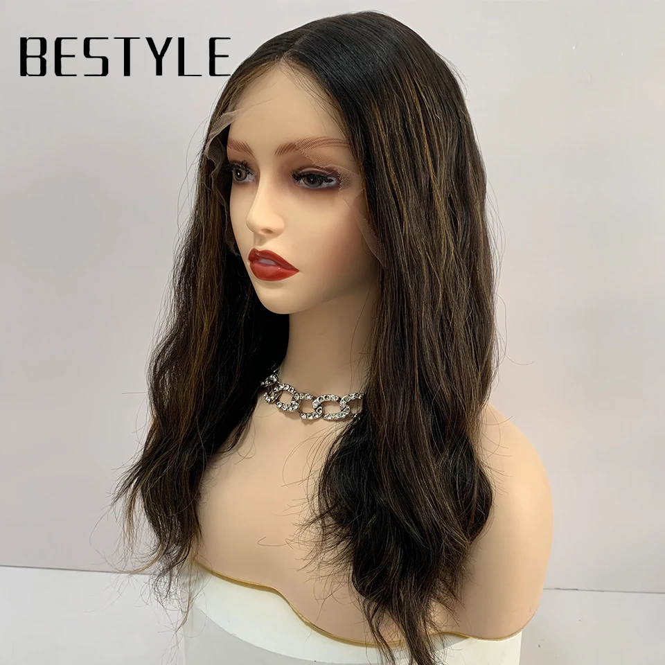 Bestyle Jewish Wig Kosher Wigs Lace Top Wig With Ear To Ear Lace Front
