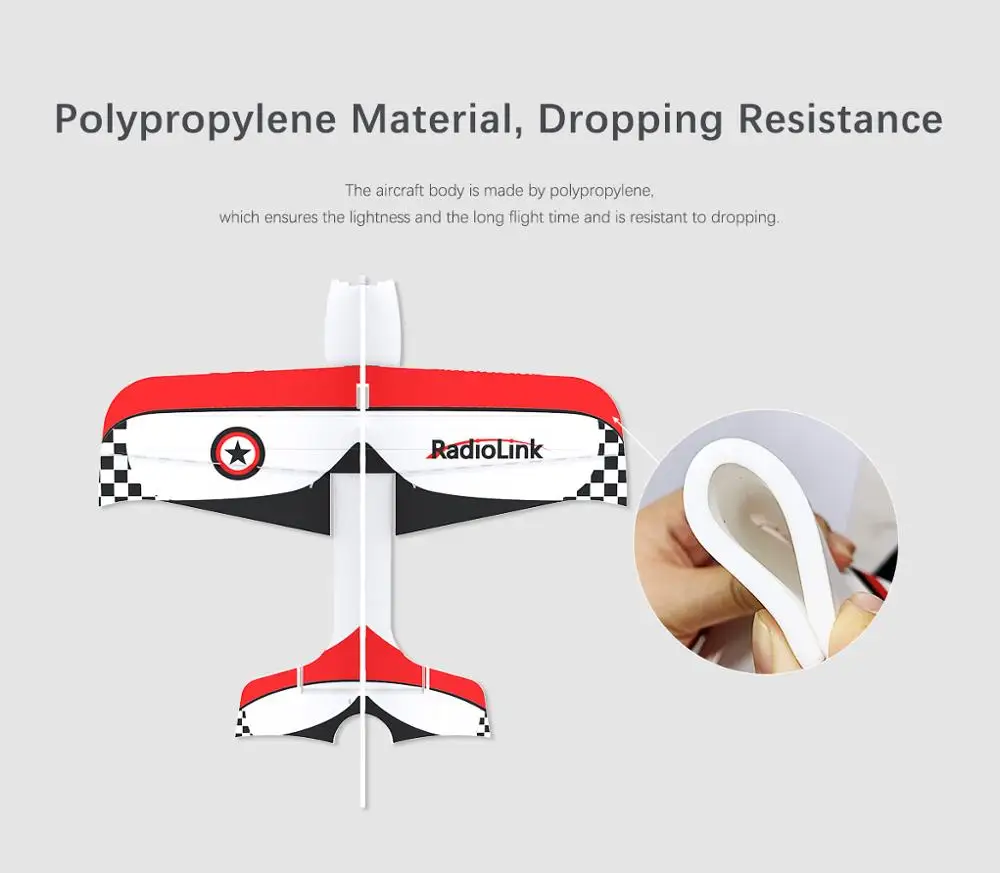 US $108.99 Radiolink A560 560mm 3d Fixed Wing Rc Aircraft Multiple Flight Modes Light 2km Flight Distance Drone Rtf Wingspan Airplane