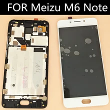 with frame For Meizu Meilan Note 6 FOR Meizu M6 Note LCD Display Touch Screen Assembly Replacement 5.5 inch