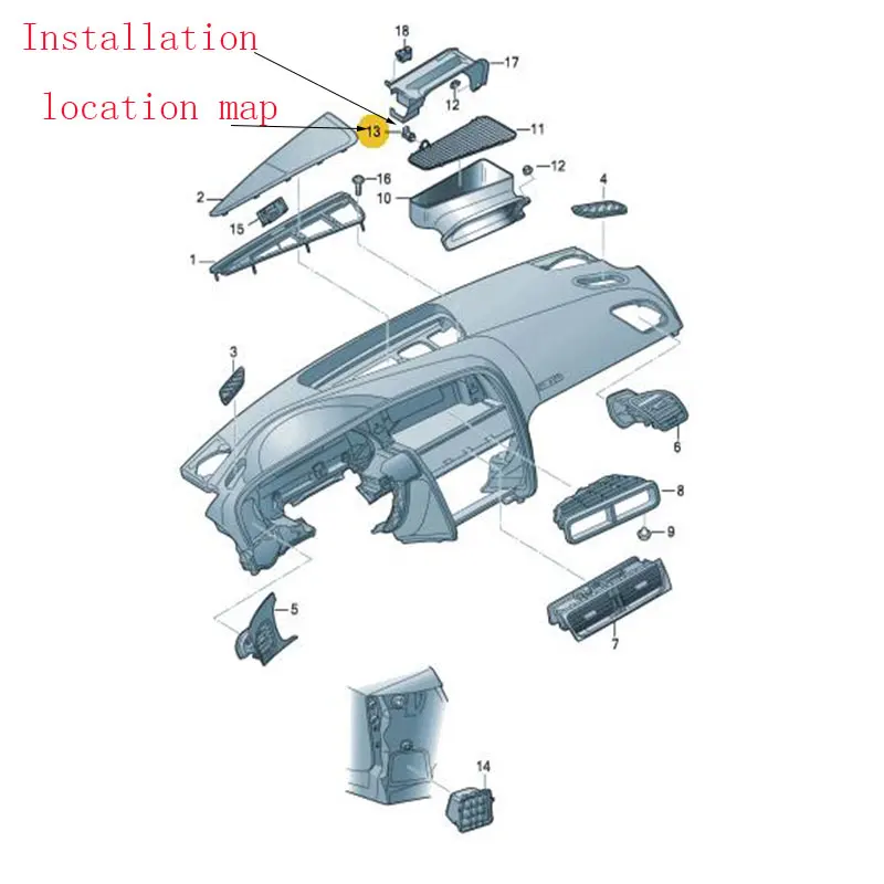 4H0 907 658B для Audi A4L Q5 A6L C7 A7 A8 A5 A3 качества воздуха Сенсор влажности Сенсор 4H0907658B влажности воздуха проверки