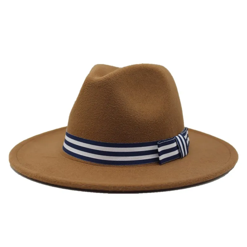 Зимняя шерстяная шляпа Fedora для wo мужская фетровая шляпка с широкими полями женская Трилби Chapeu Feminino шляпа мужская Джаз церковь Крестный отец шляпы сомбреро