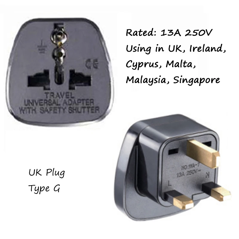 Adaptador de enchufe de viaje para Europa, Francia, Italia, Brasil, Suiza,  10A, 250V - AliExpress