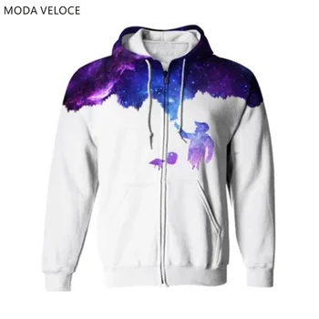 

MODAVELOCE The Painter Zip Up Hoodie Polyester With Wool Mens Hoodies Zipper Design Jacket Anime's Men's Sweatshirt Luxury