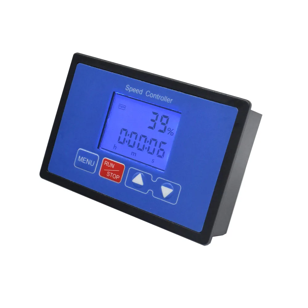 LCD Digital Display 0~ 60A PWM DC Motor Speed Controller Timing Reversible Remote Controller
