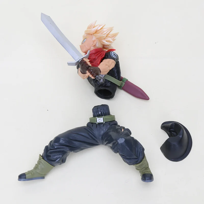 15 см аниме Dragon Ball Z trunks Супер Saiyan Модель ПВХ фигурка игрушки