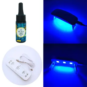 

Clear UV Resin 3W Lamp Dryer Jewelry Tools Solar Cure Sunlight Resin Hard Type LED Lamp Dryer 36W UV Light for small crafts