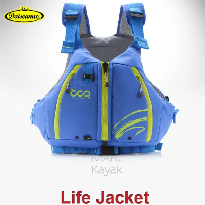 PVC foam Kayak Life Jacket CE ISO 12402-5 Certified Buoyancy Aids Safety Fishing Vest Quick Delievery Life Vest for Adult