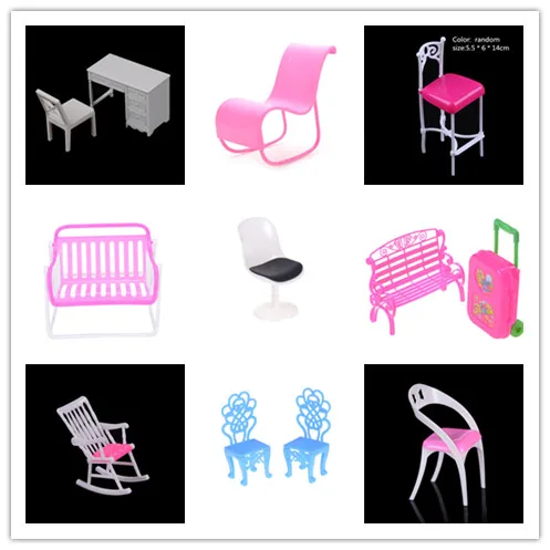 Child Furniture Toy Accessories Dollhouse Computer Chair Rocking Couch Bench Lounge For Livingroom Bedroom Garden | Игрушки и хобби