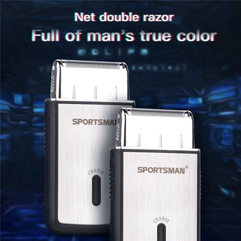 

Electric Shaver for Men Single Blade Razor Reciprocating Face Hair Shaving Machine Mini Rechargeable Cordless Trimmer Razor 35