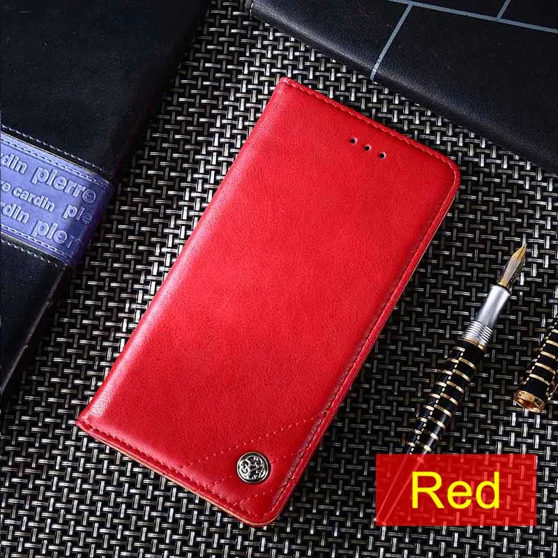 Red Чехол для телефона для huawei Honor 5X 5C 6 6A 6C 6X7 7A 7C 7X8 8C 8 Pro откидная крышка 9 9 Lite 9N играть 10 V10 V20 кожаный мягкий чехол - Цвет: Red