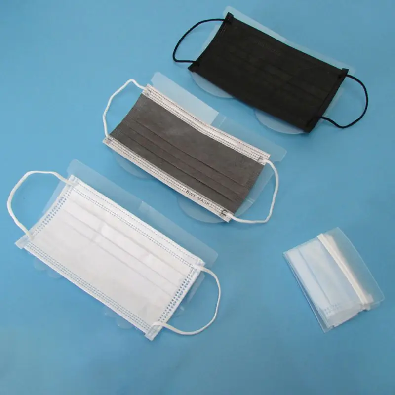 

Temporary Storage Box Mask Storage Clip PP Foldable Portable Bag Mask Storage