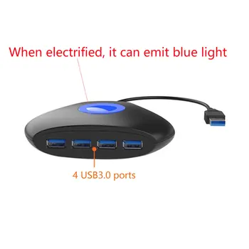

4 Port USB Hub PC Laptop Data Transmission Expander USB3.0 Mini Multi USB Splitter Adapter USB-Hub Expander For PC