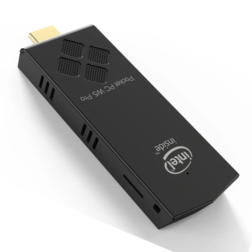 T5 Pro Stick мини ПК 4 Гб 64 ГБ 32 ГБ eMMC Windows 10 лицензированный Intel Atom x5-Z8350 BT4.0 2,4G/5G двойной WiFi карманный компьютер мини ПК
