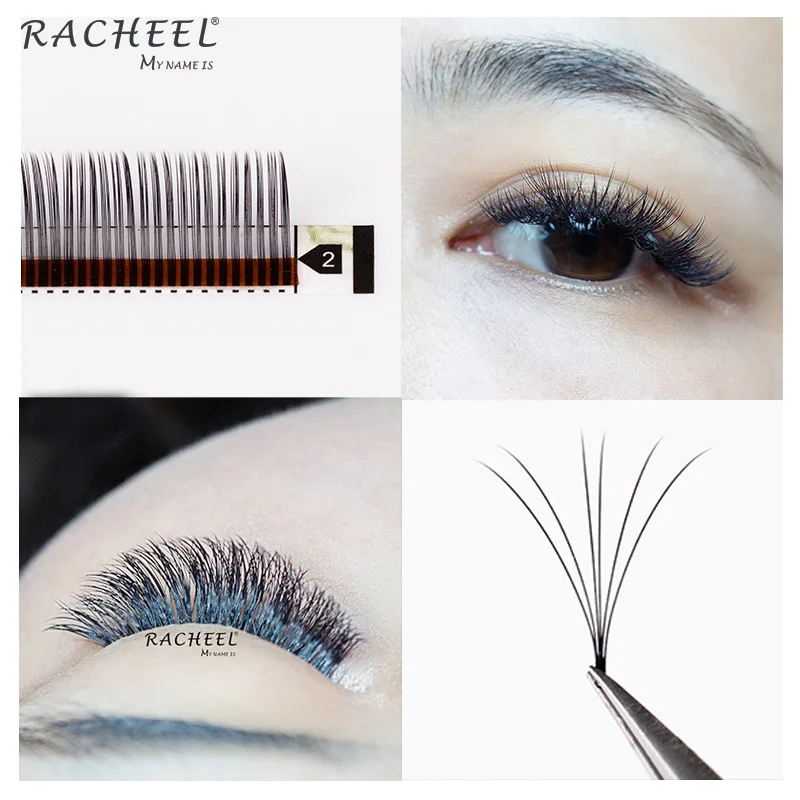 6D Lightning Blossom Lashes Equidistant легко открывающиеся цветущие ресницы самостоятельные вееры цветение наращивание ресниц