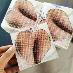 Autocollants personnalisés avec impression coquille d'œuf, vente en gros, en couleurs, Design gratuit 