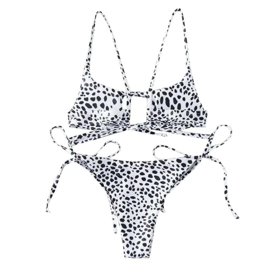 Женский купальник бикини пляжная одежда высокая талия сексуальный черный на