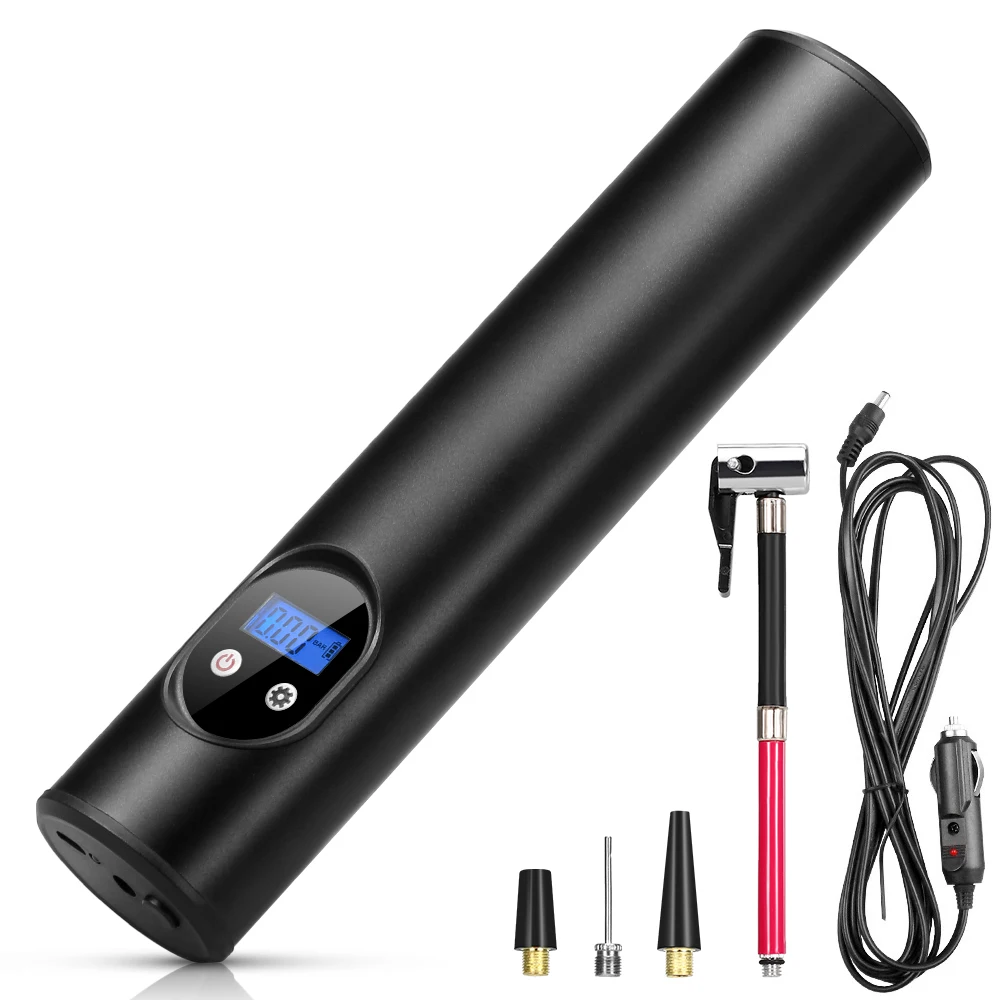 

Bicycle Pump Digital Wireless 150ps Smart Charging Car Air Pump Portable Handheld Bicycle Car Tire Air Pump Electric Air Pump