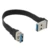 Кабель USB 3.0 Плоский Удлинительный Кабель USB От Мужчины к Женщине Кабель для Передачи Данных Под Прямым Углом 90 Градусов Удлинитель USB3.0 Шнур