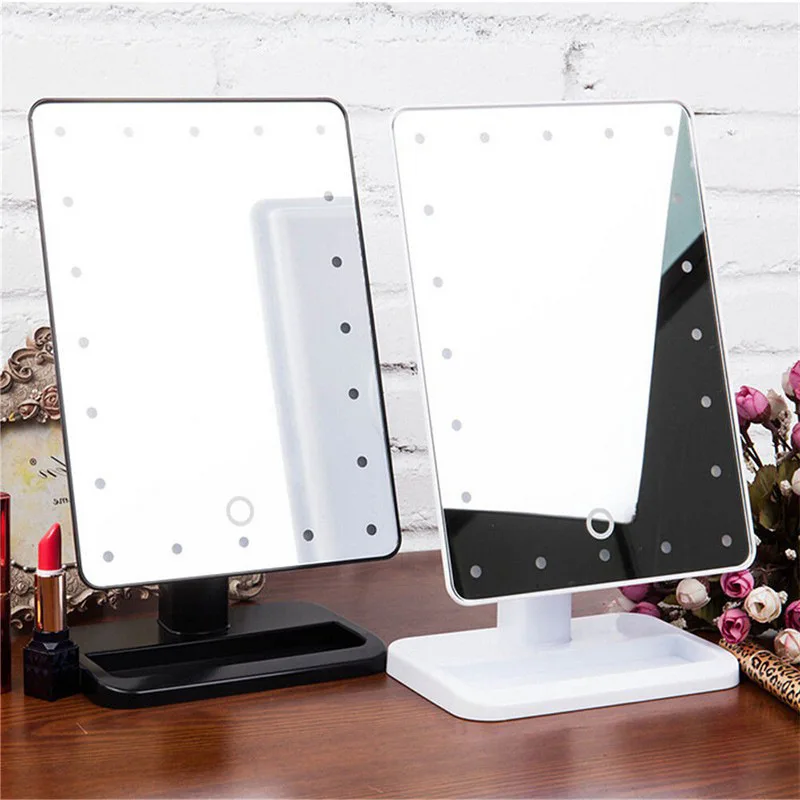

Special Mi-Hee LED Light Included Shining Mirror 20 LED Mirror Dimming Makeup Mirror Send Friends Gift