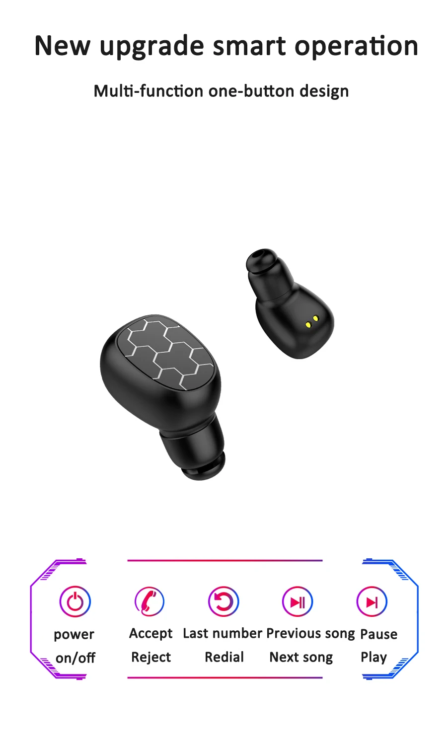 TWS Bluetooth 5,0 Беспроводные наушники с микрофоном Стерео спортивные в ухо беспроводные наушники Bluetooth гарнитура