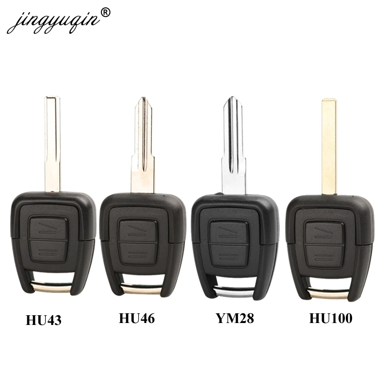 Jingyuqin корпус автомобильного ключа для OPEL VAUXHALL Vectra Zafira Omega Astra h j insignia g B c Mokka Fob HU43 HU46