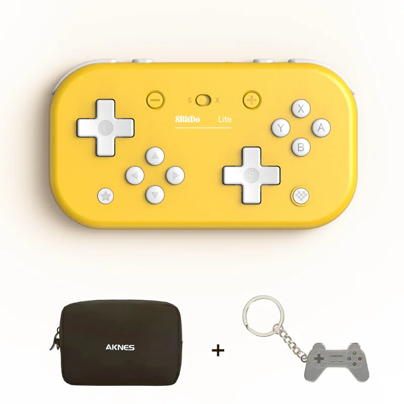 8bitdo Lite Беспроводной bluetooth-контроллер для nintendo переключатель Lite, nintendo переключатель и Windows - Цвет: Yellow Set