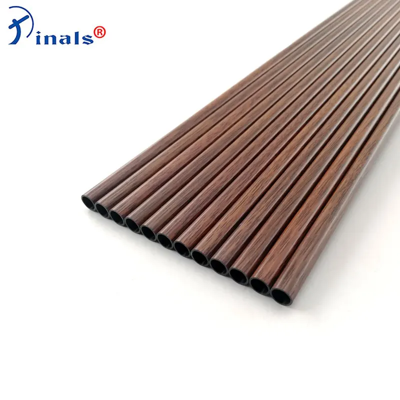 Inals Wooden Skin Archery Carbon Arrow Shaft 32 Inch ID6.2mm Spine 400 500 600 Compound Recurve Bow Longbow Hunting 12PCS