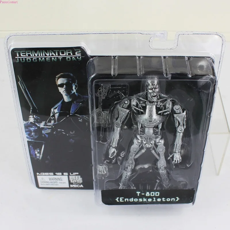 18 см NECA Терминатор 2 фигурка T 800 эндскелетон Классическая Игрушка 7 &quot18 см|Игровые