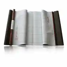 Desenho de água pano pintura aprendizagem notebook papel imitação quatro tesouros alongado longo arroz palavra rolagem água escrita 2020