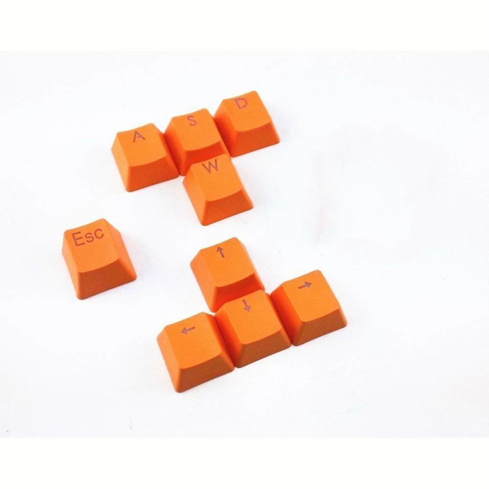 Чехлы для клавиш для Cherry механическая клавиатура MX Orange 9 клавиш PBT с подсветкой полупрозрачные колпачки для клавиатуры Cherry MX 416#2 - Цвет: Orange