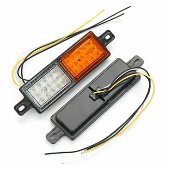 

30 LED Indicator Light Bullbar Front Indicator Side Marker White Amber