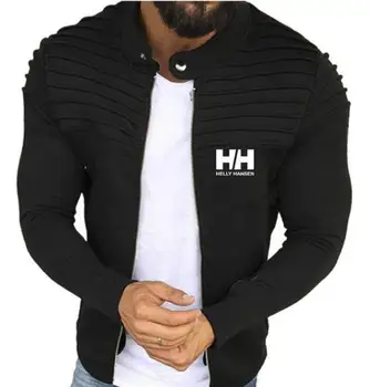 

Mens Fashion HH Thin Jackets Coats Men's Zipper Bomber Jacket Spring Autumn Men Army Outdoor Casual Clothes Casual Streetwear