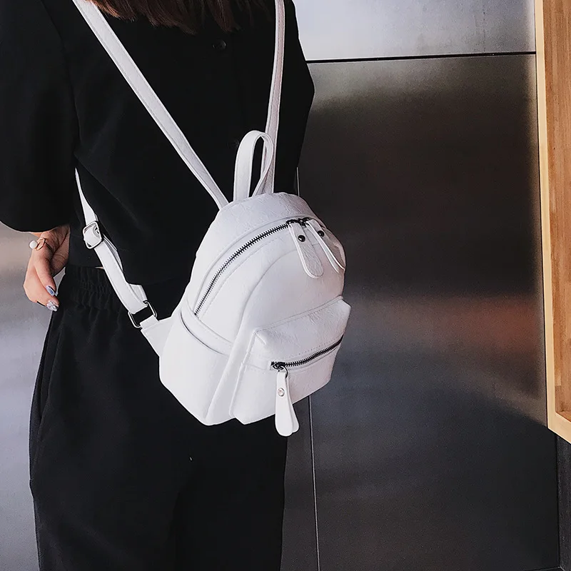 

2018 Summer High Quality PU Fabric New Style Stone Pattern Trend Casual WOMEN'S Backpack Backpack