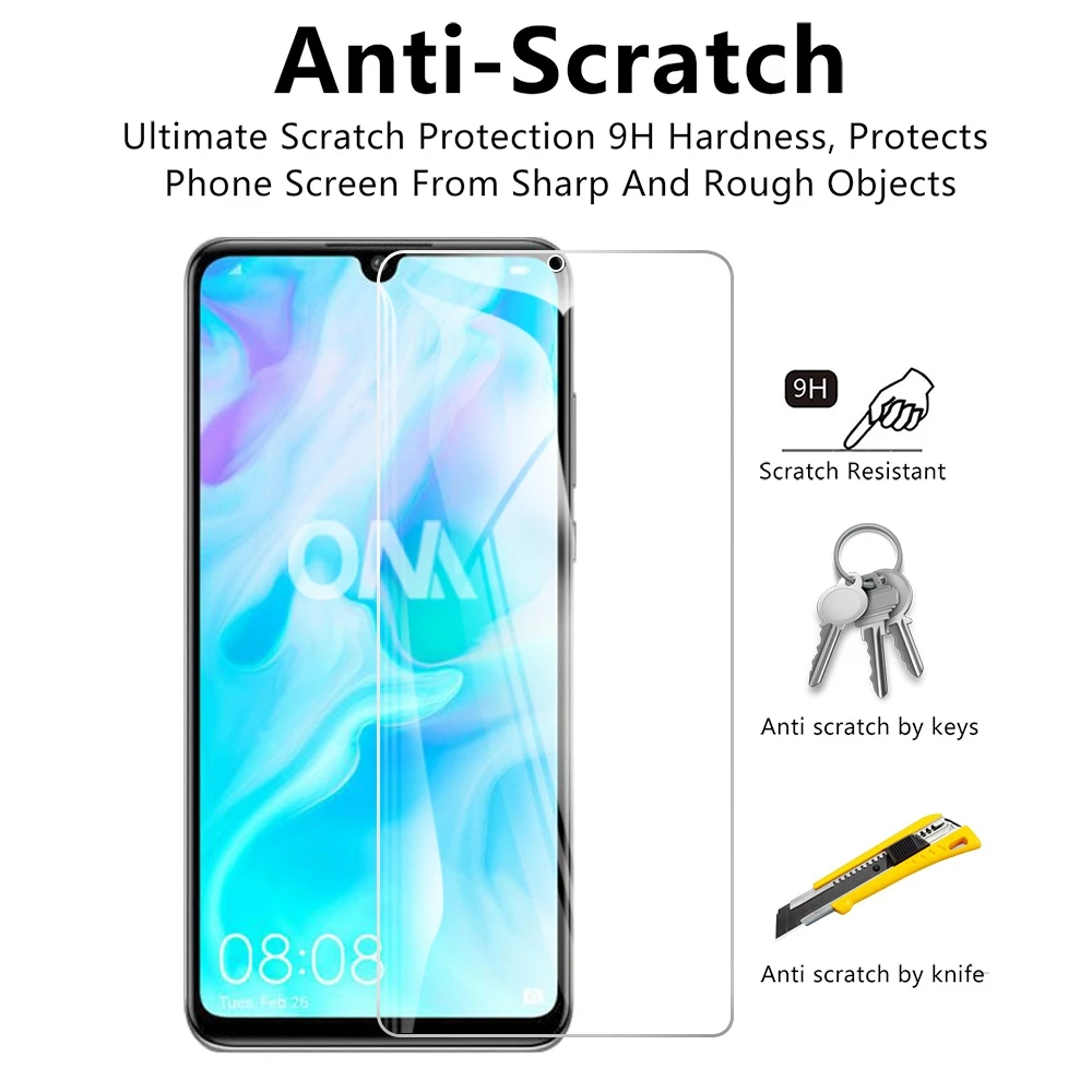 10 шт закаленное стекло для Huawei P30 lite протектор экрана 2.5D 9H 6 15 защитная