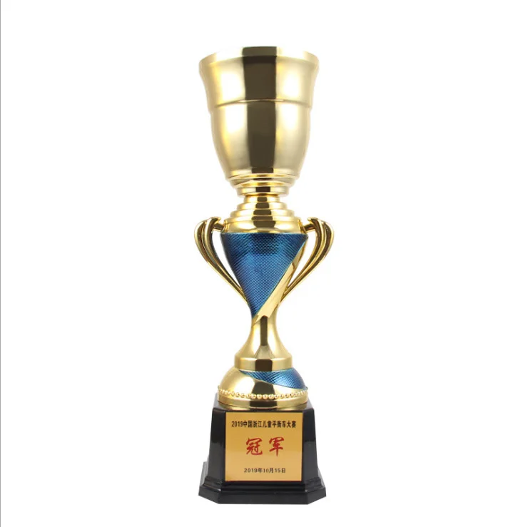 Free Stars Trophy Cup Golden Plating Award Trophies Competition Sports Game Winner Souvenir Toys Trofeos Honor Award