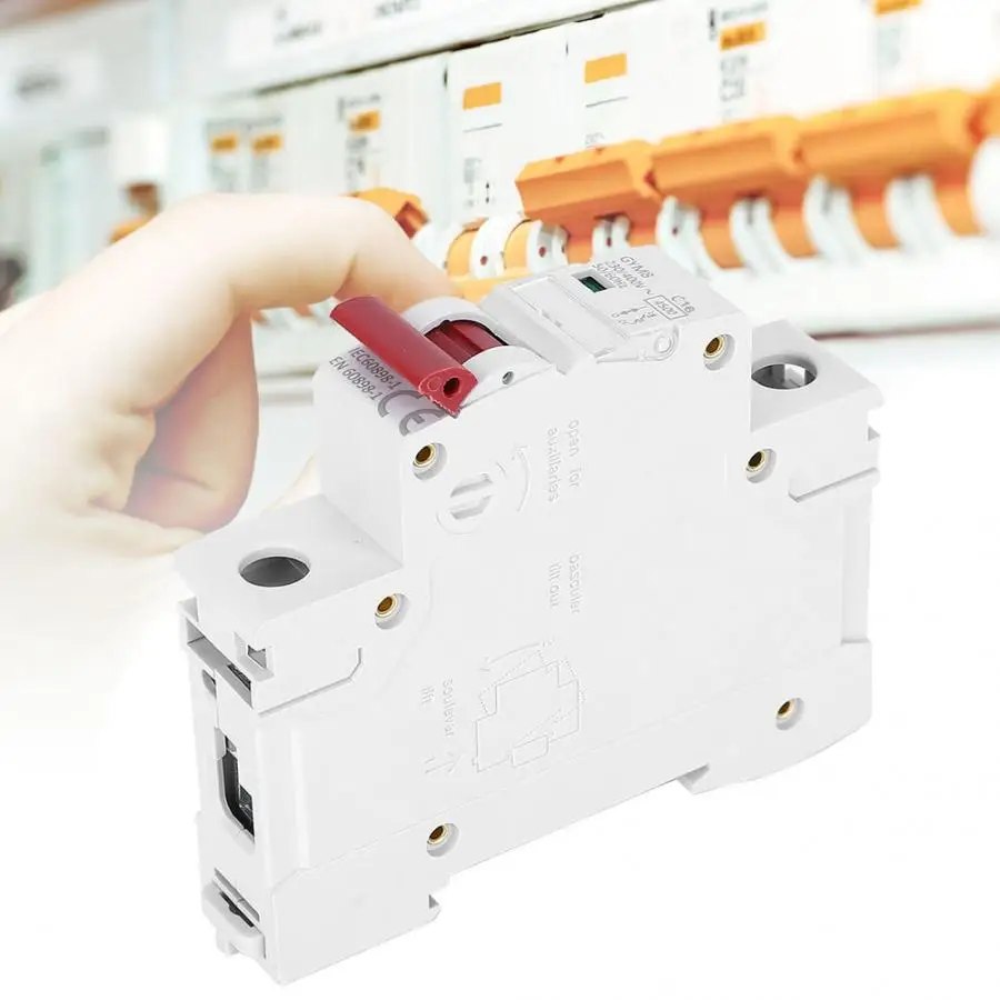 

Short Circuit Protection GYM8 Miniature Circuit Breaker 1P Small-Sized Air Switch 230/400VAC 50/60Hz