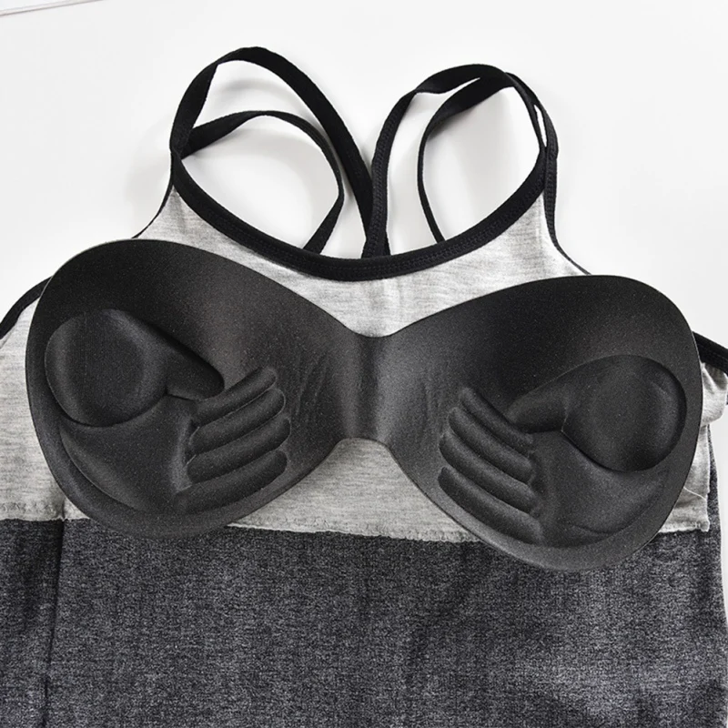 Новинка, модный сексуальный женский бюстгальтер без косточек, кружевной топ на бретельках, Одноцветный Топ без рукавов