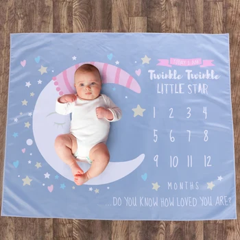 

Baby Blanket Classic Colors and Simple Durable Design Photo Backdrop Photography Prop Cartoon Animals Balloon Printing