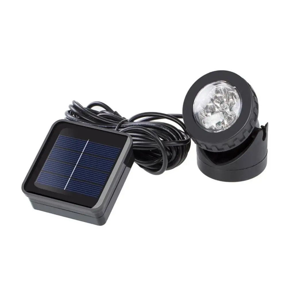 

6 LED Solar Garden Spot Light Outdoor Lawn Landscape Pool Pond Yard Powered Spotlight IP68 Waterproof Solar Lamp