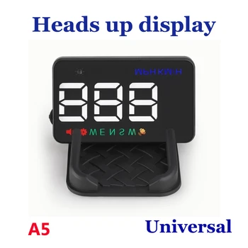 

Car Universal HUD Head Up Display GPS OverSpeed Warning Mileage Auto Speed Projector