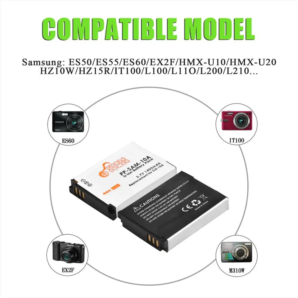 Аккумулятор и светодиодное зарядное устройство SLB10A SLB 10A для Samsung EX2F HZ15W SL202 SL420 SL620