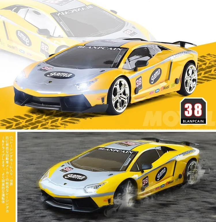 Высокая скорость 35 км/ч RC drift гоночный автомобиль четырехколесный привод беспроводной 2,4 ГГц пульт дистанционного управления автомобильные игрушки
