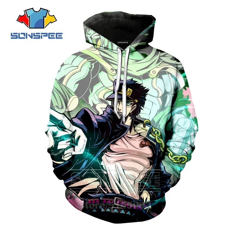 22 Аниме JoJo Необычные Приключения толстовки для мужчин женщин JOJO Толстовка 3D принт мода с длинным рукавом хип хоп Топ пуловер с круглым вырезом C045-14 - Цвет: 22