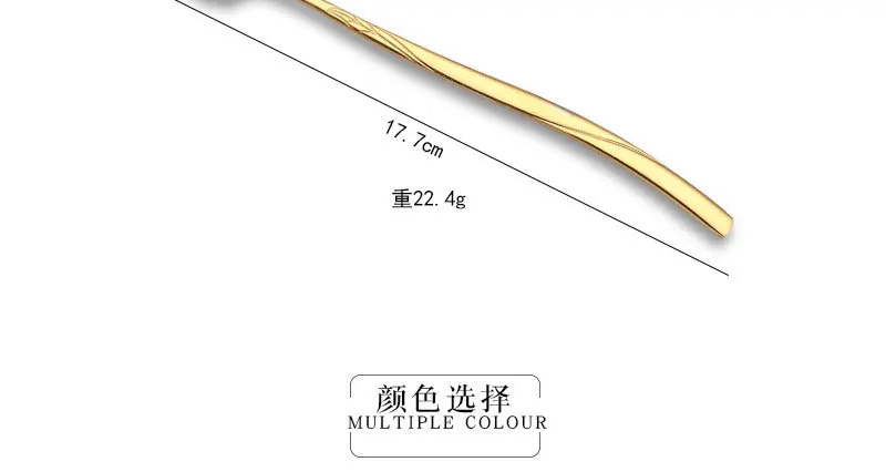 New Style Creative Stainless Steel Coffee Spoon Japanese Korean Flower Spoon Simple Long Handle Ice Spoon Free Customizable Logo