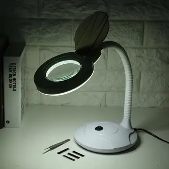 

Adjustable Tattoo Makeup Lamp Desktop LED Cold Light Magnifier 3X Magnifying Lamp Eyeliner Tattoo Beauty Light Tattoo Supplies