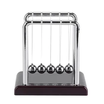 

School Children Swing Pendulum Plastic Early Development Educational Desk Toy Newtons Cradle Steel Balance Physics Ball